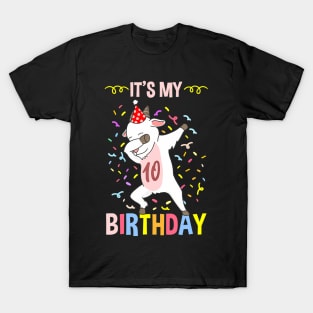 Its My 10Th Birthday Goat T-Shirt